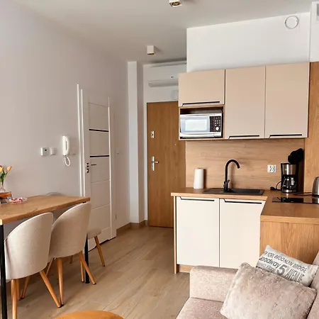 Nadmorski Relaks - Komfortowy Blisko Plazy W Sunset Apartman